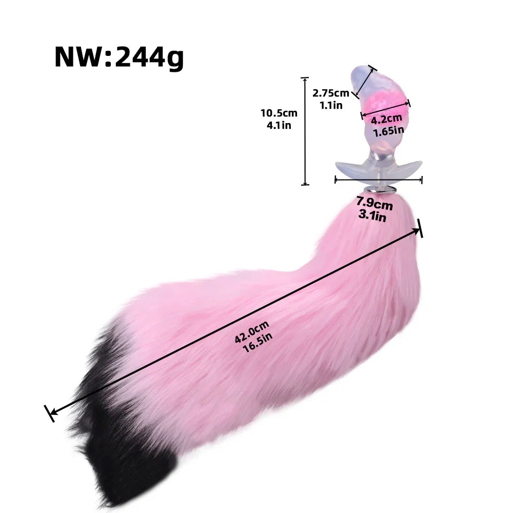 Xinghaoya Long Tail Butt Plug for Sex