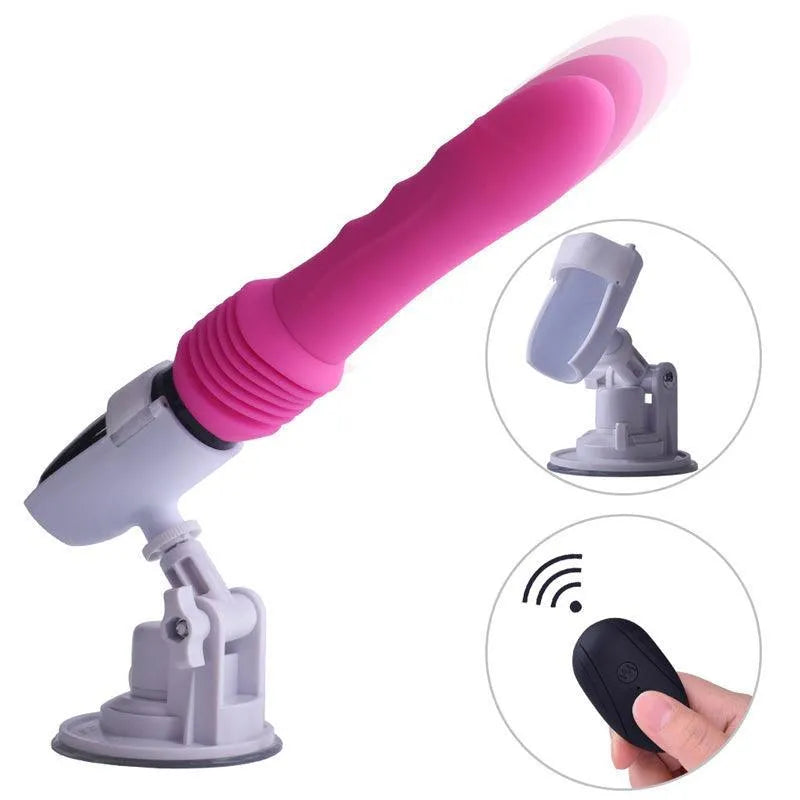 Thrusting Dildo Vibrator with Remote Control