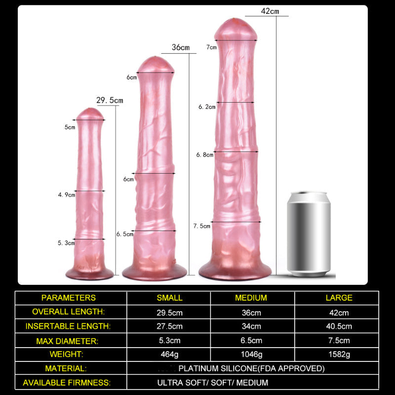 Huge Horse Anal Dildo Buttplug - Realistic Silicone Animal Dildos Suction Cup Sex Toys