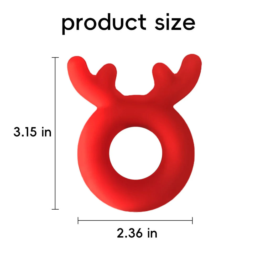 Christmas Reindeer Silicone Cock Ring