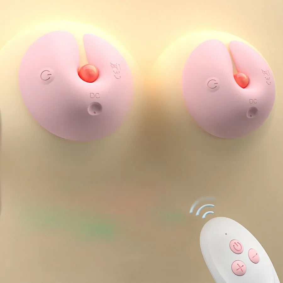 Remote Control Vibrating Nipple Clamps