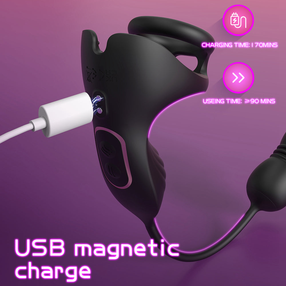 Xinghaoya 2-In-1 Remote Control Male Vibrator