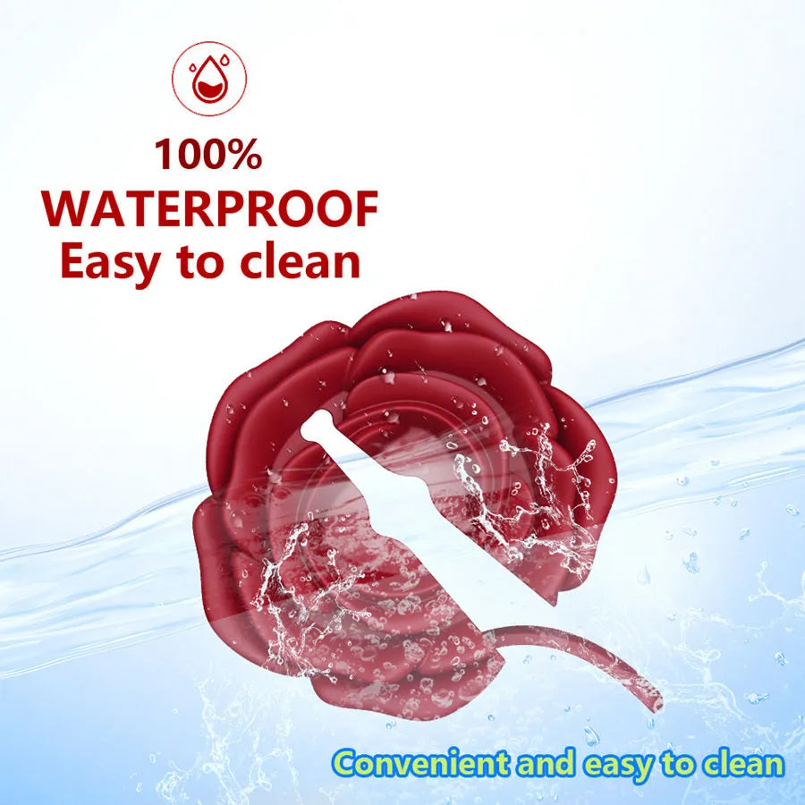 Remote Control Rose Nipple Vibrator