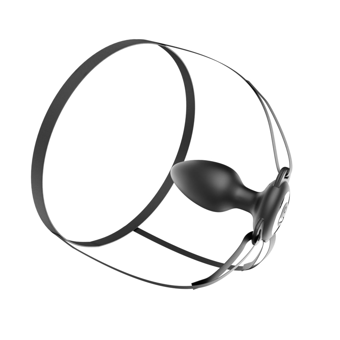 Wearable Prostate Massager Plug – App-Controlled Vibrating Anal Plug with Adjustable Harness