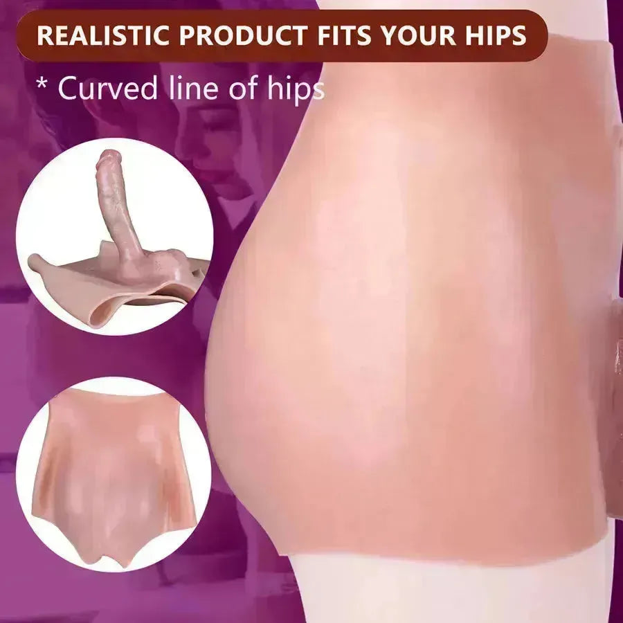 10 Inches Hollow Strap On Dildo