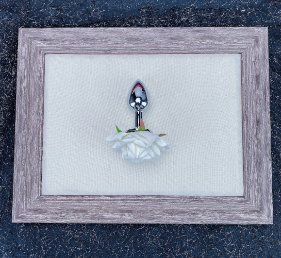 Rose Butt Plug Nipple Clamp Collar For Sm Sex Products Set