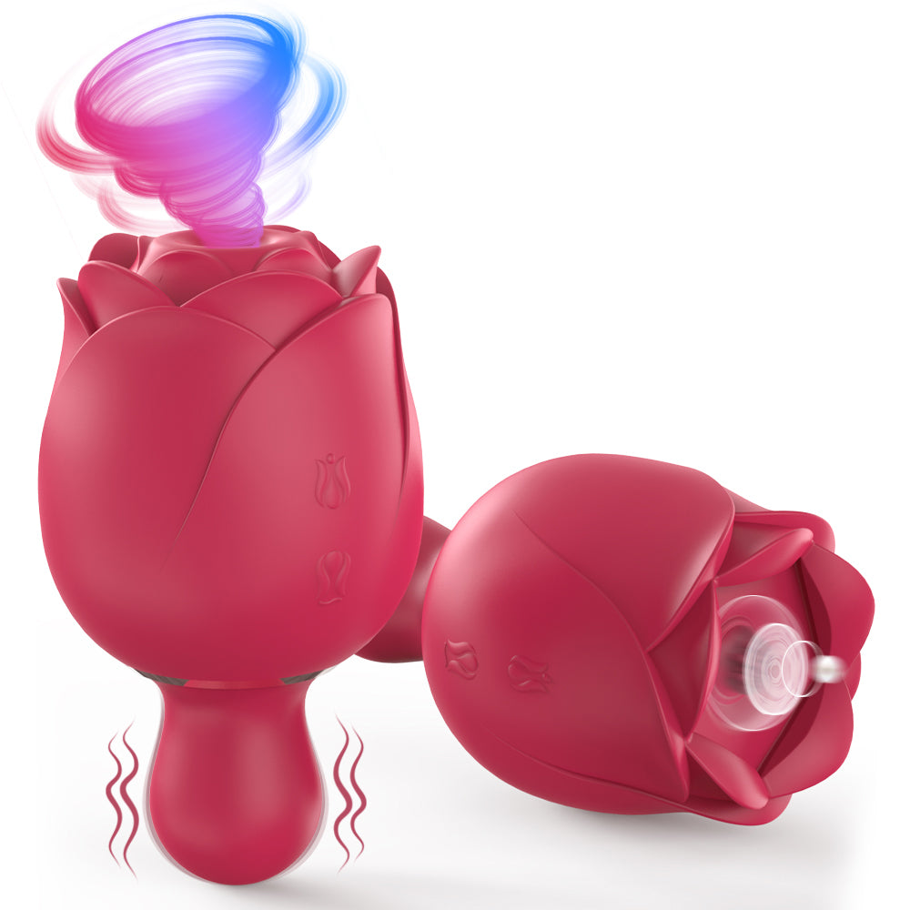 Rose Sucking Vibrator