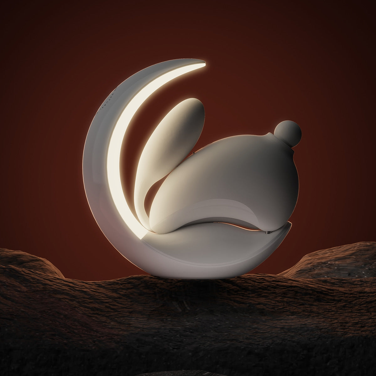 Osuga Bunnymoon Suction & Egg Vibrator with Night Lamp