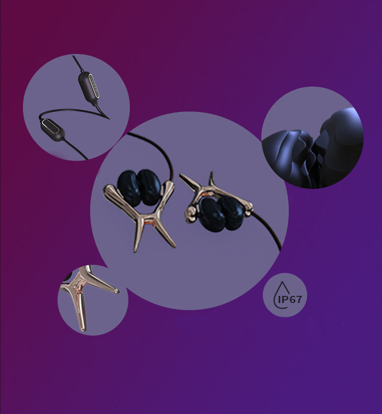 TINGON N1 Lux Series Vibrating Nipple Clamps