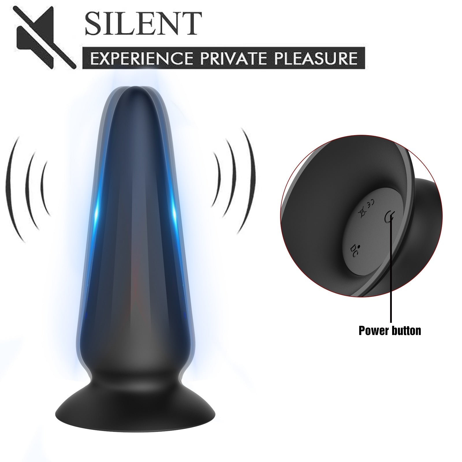 Remote Control Vibrating Butt Plug - Tapered Vaginal Anal Stimulator Prostate Massager