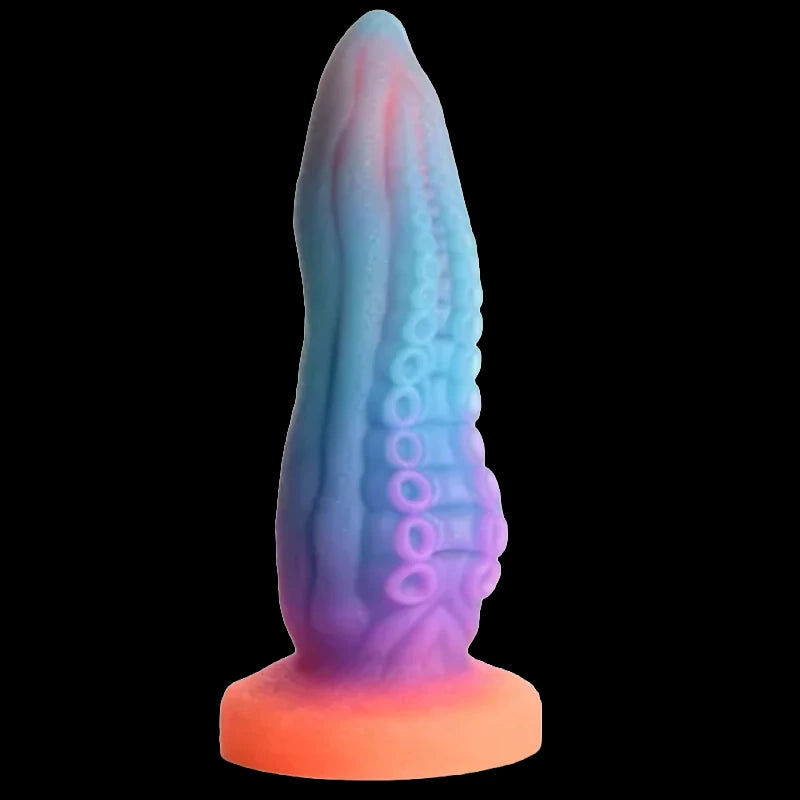 Northern Lights Tenta-Cock Dildo: Glow in the Dark Fantasy Toy