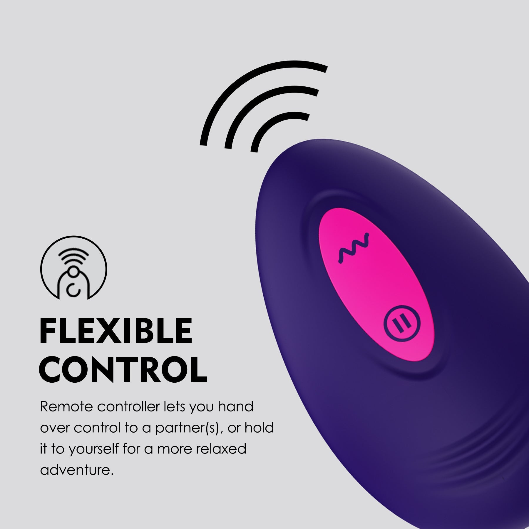 Remote Control Panty Vibrator - Wearable Clit Stimulator Heartring Magnetic Female Sex Toys