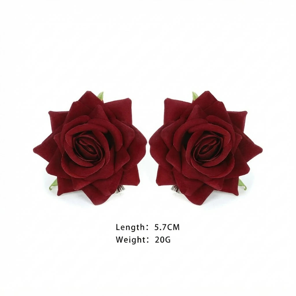 Anesidora Aluminum Rose Butt Plug & Clamps Teasing Set