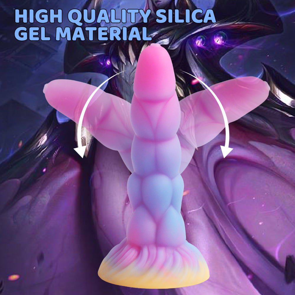 Realistic glow-in-the-dark alien bug dildo