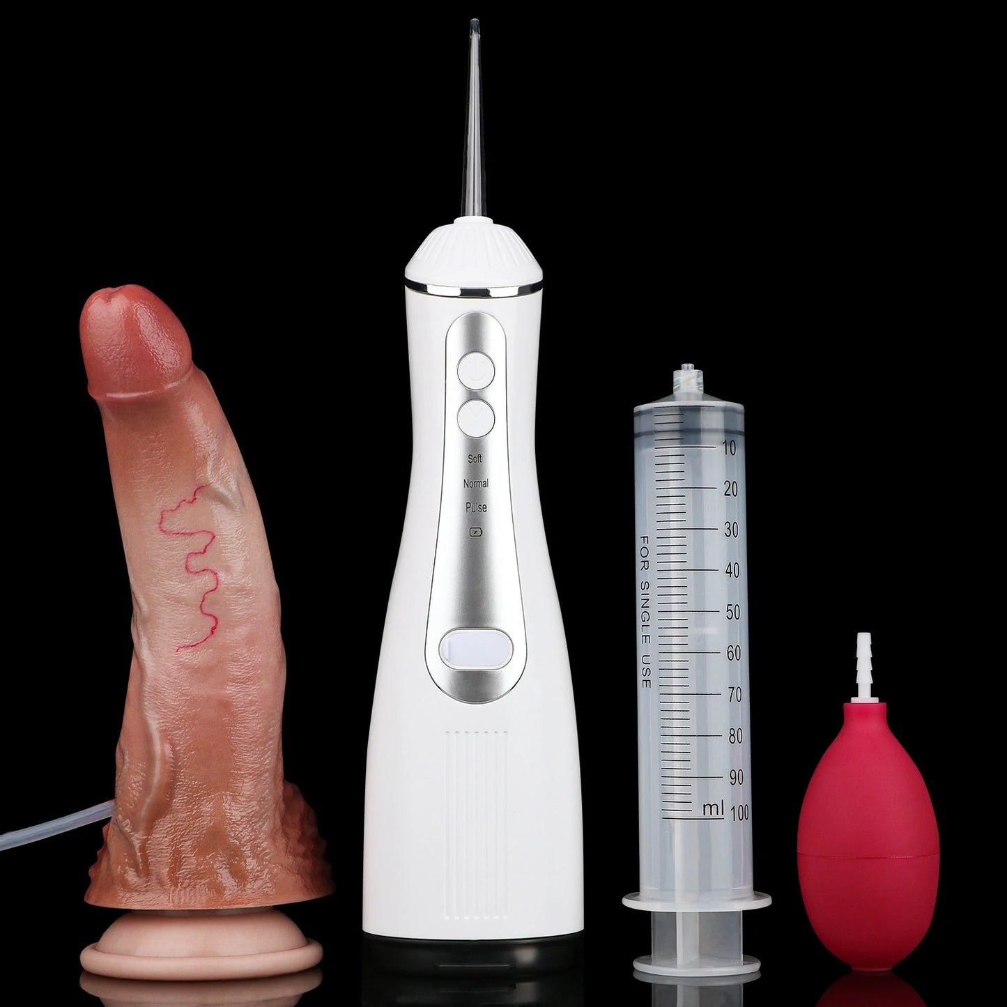 Squirting Realistic Dildo with Ejaculation System & Suction Base
