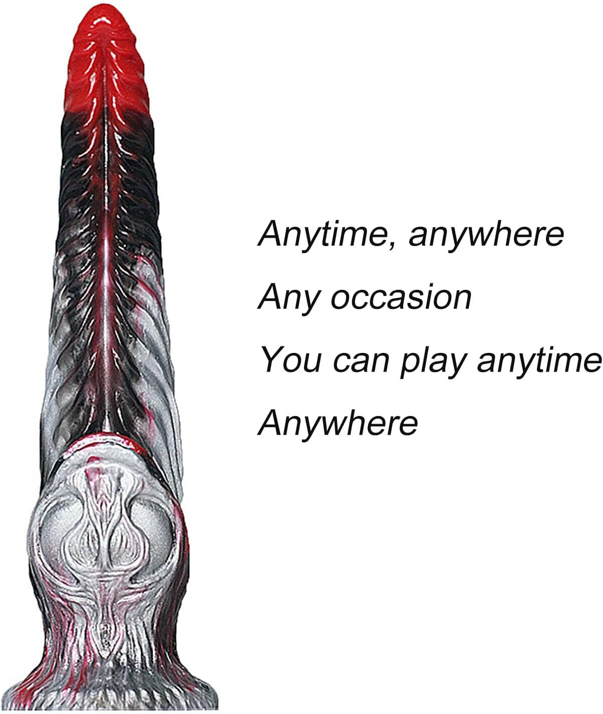 Venom Dildo Sawtooth 8 Inch Soft Tongue