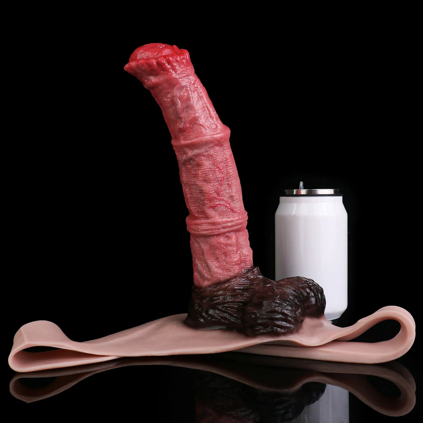Vibrating Real Touch Wearable Silicone Harness Briefs