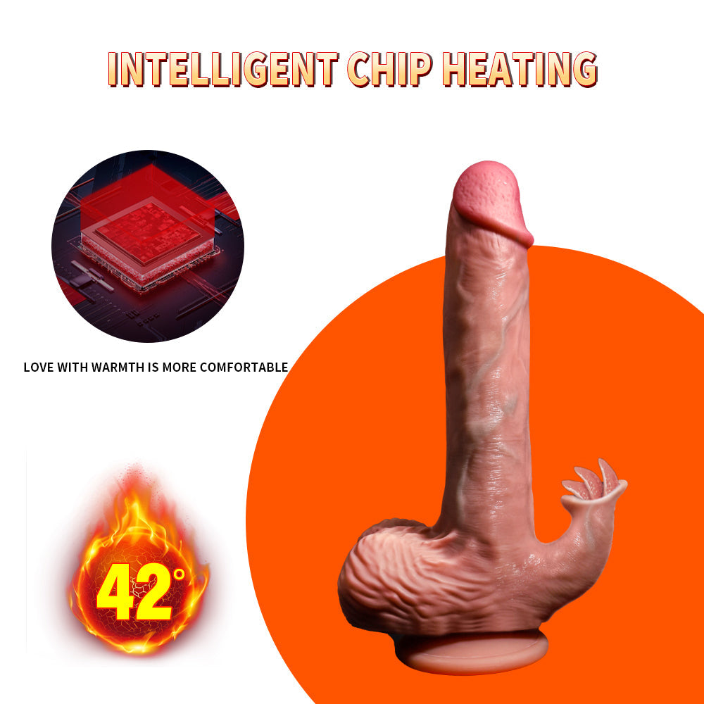 Tarzan Dildo Bendable Thrusting Dildo With Suction Cup 8.86 Inch