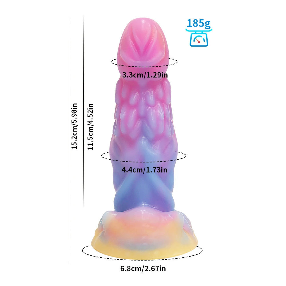 Glow in the Dark Moon Fantasy Unicorn Dildo
