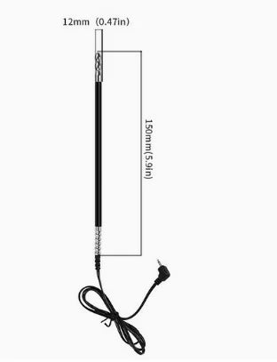 Electro-Stimulation Flexible Silicone Urethral Sounding Rod