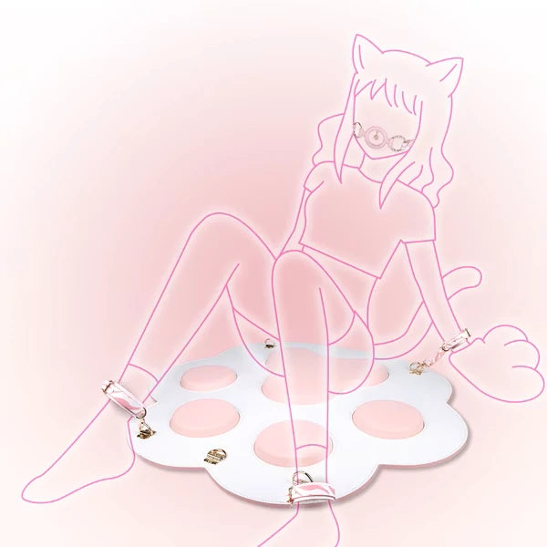 Aesthetic Kawaii Paw BDSM Positioning Mat