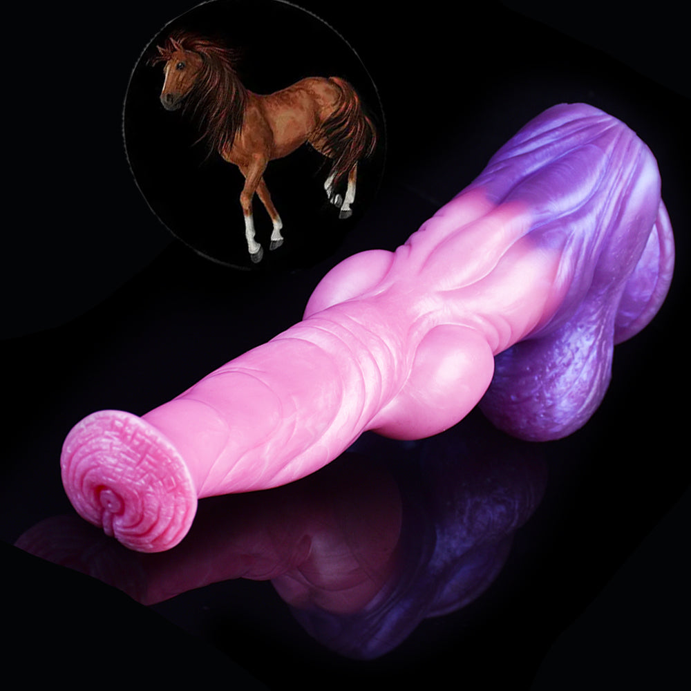 🐴 11.18-Inch Ajax - Giant Horse Dildo with Huge knot
