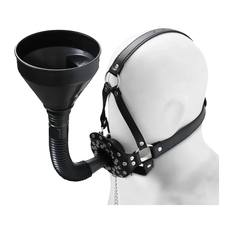 BDSM Funnel Gag Restraint Mask