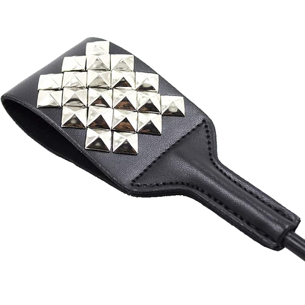 BDSM Leather Spiked Paddle with Studs