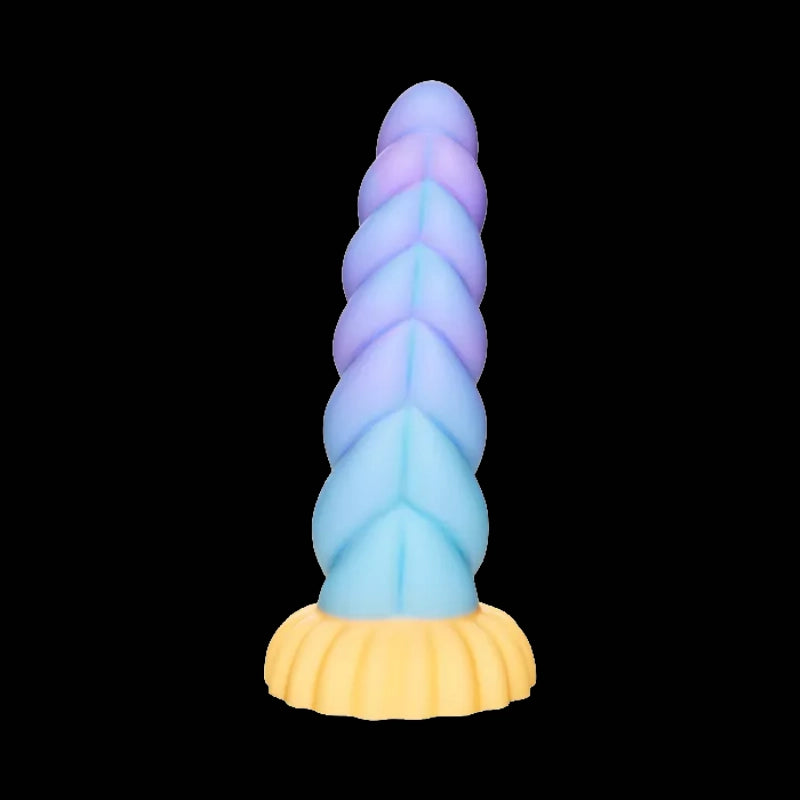 Twisted Glow Dual-Density Silicone Anal Plug