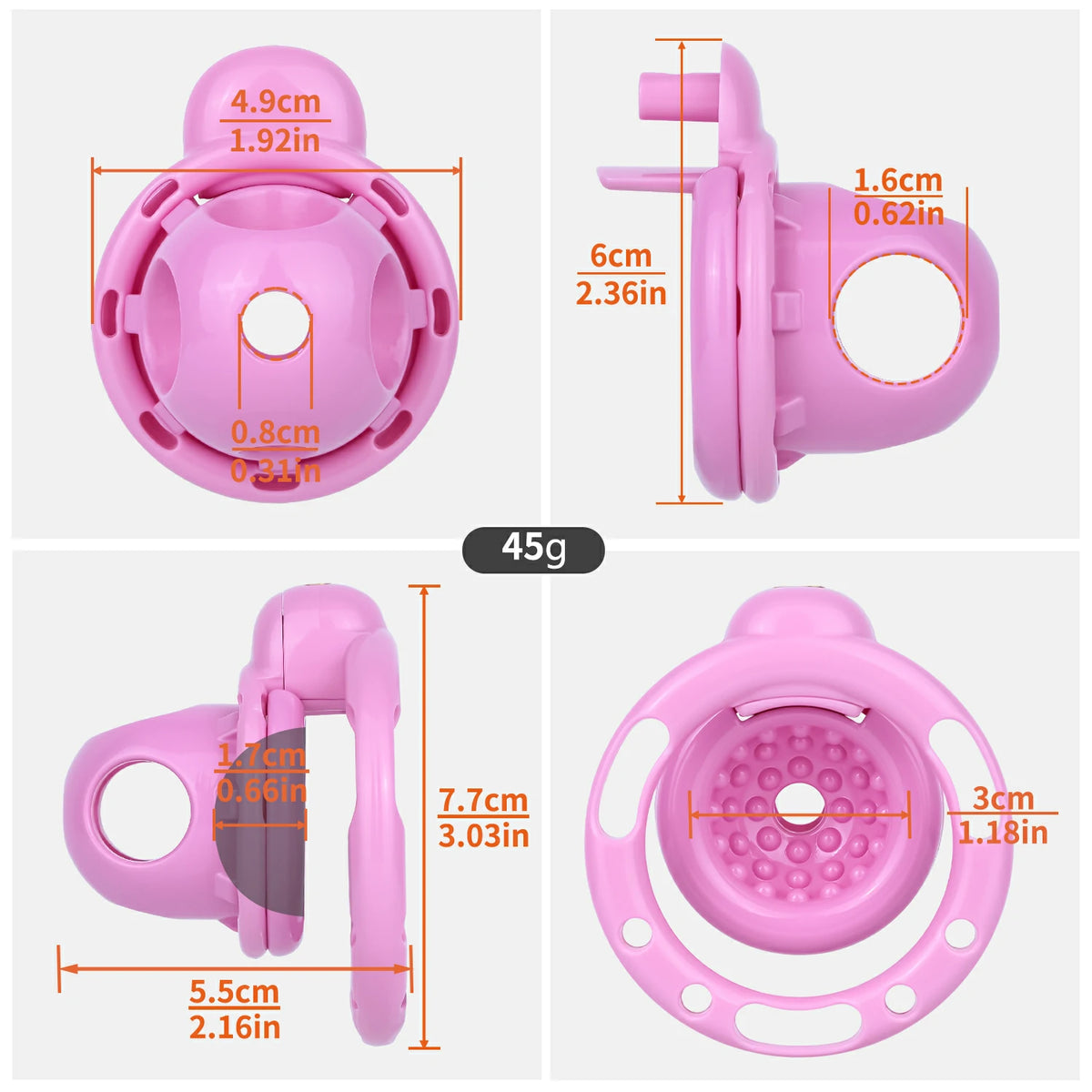 Lingxi – Wearable Chastity Cage with Bullet Vibe Option