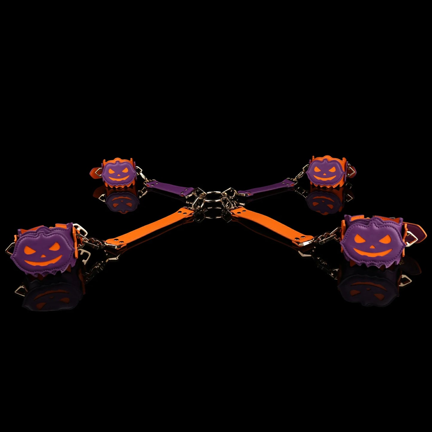 Anesidora Halloween Night Pumpkin BDSM Bondage Restraint Set