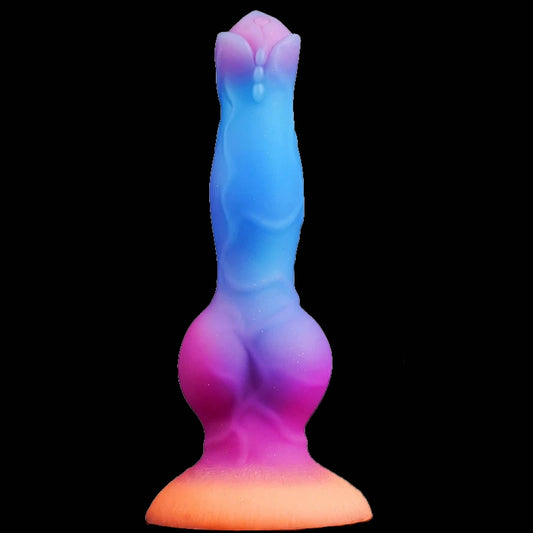Space Cock Glow in the Dark Alien Dildo with Suction Cup