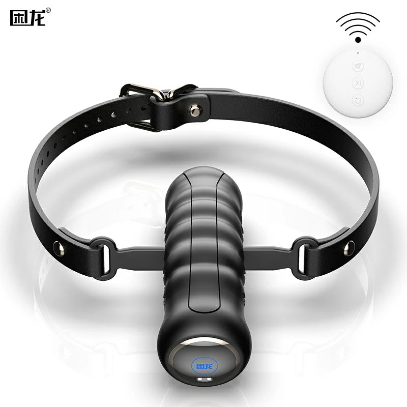 Kunlong E-Stim Shock Collar & Electronic Ball Gag Set