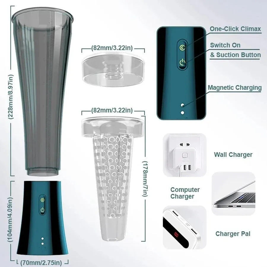 2-In-1 Electric Penis Pump Sex Toy