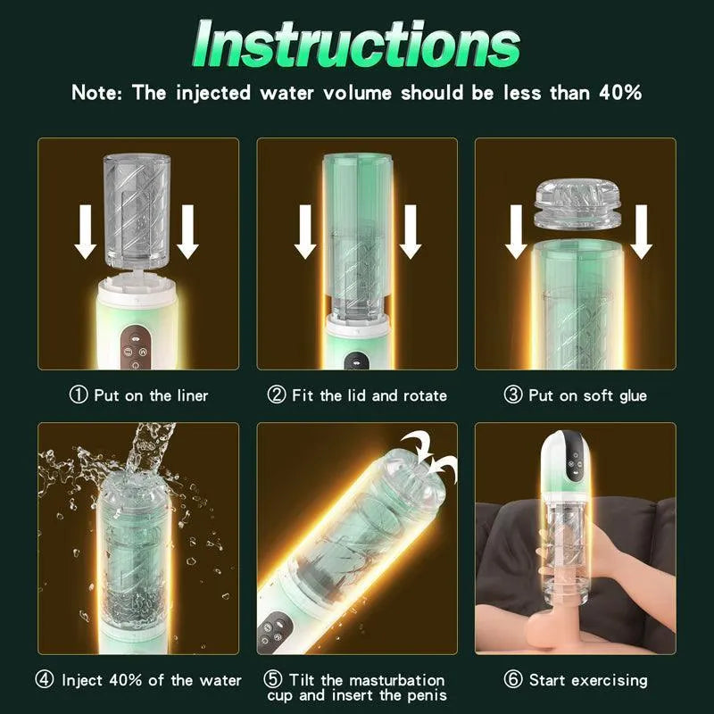 2 in 1 Male Penis Care Masturbator