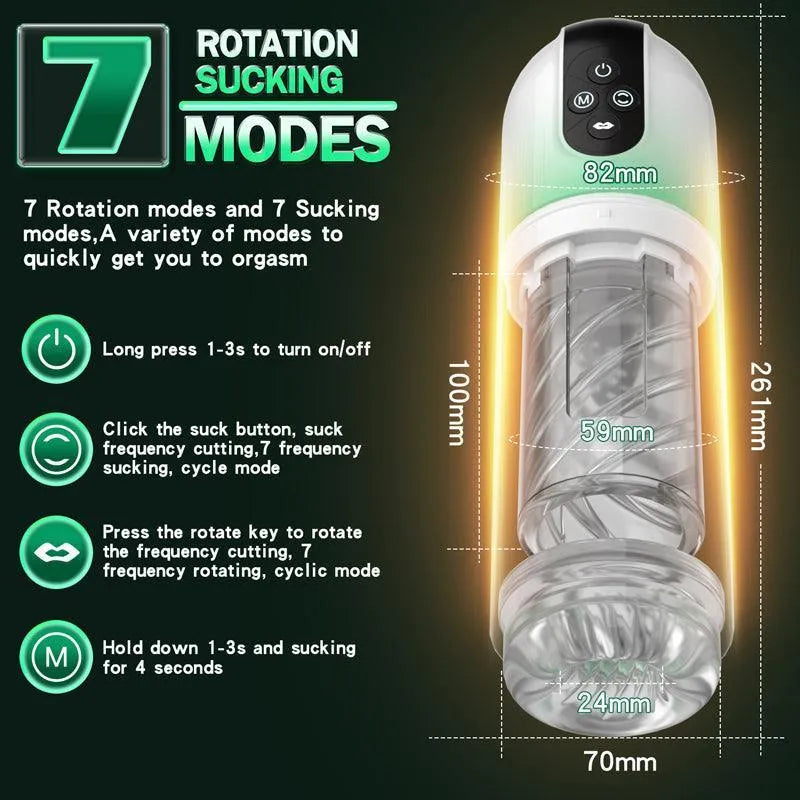 2 in 1 Male Penis Care Masturbator