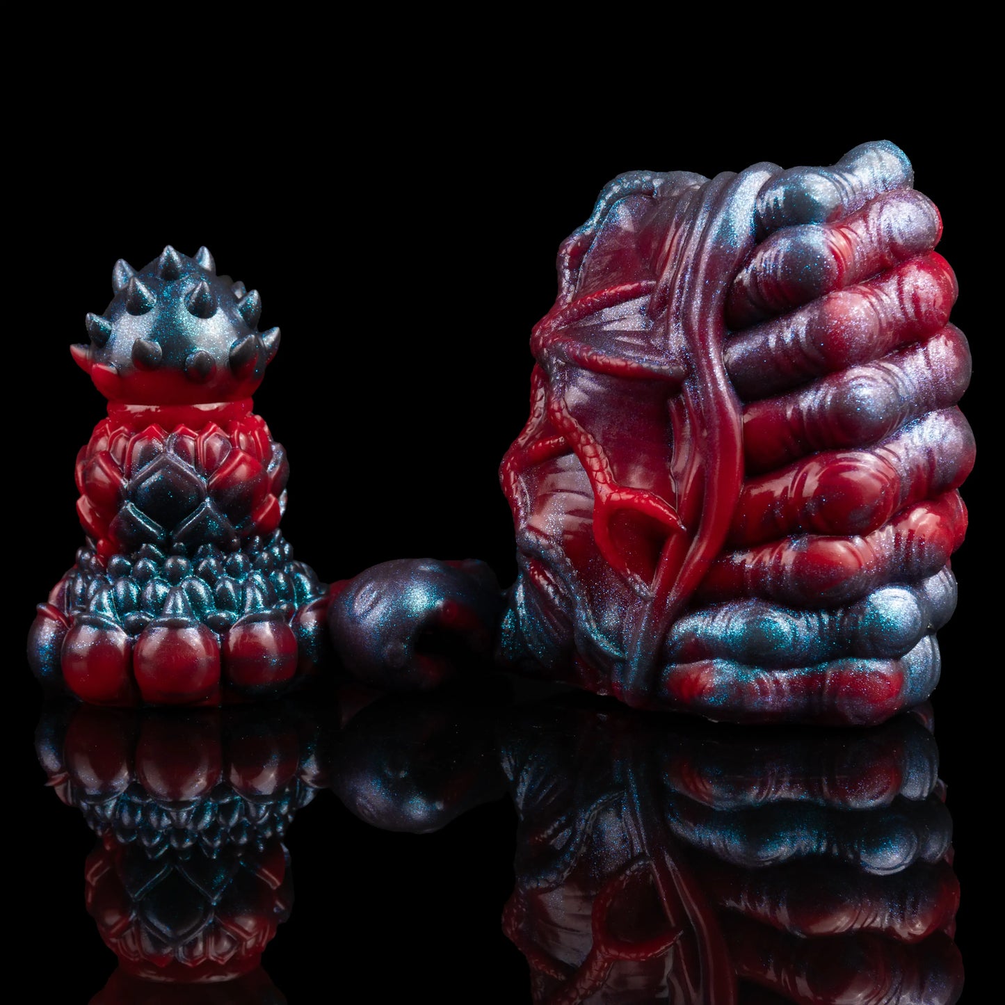 2-in-1 Fantasy Paw Stroker Butt Plug Set