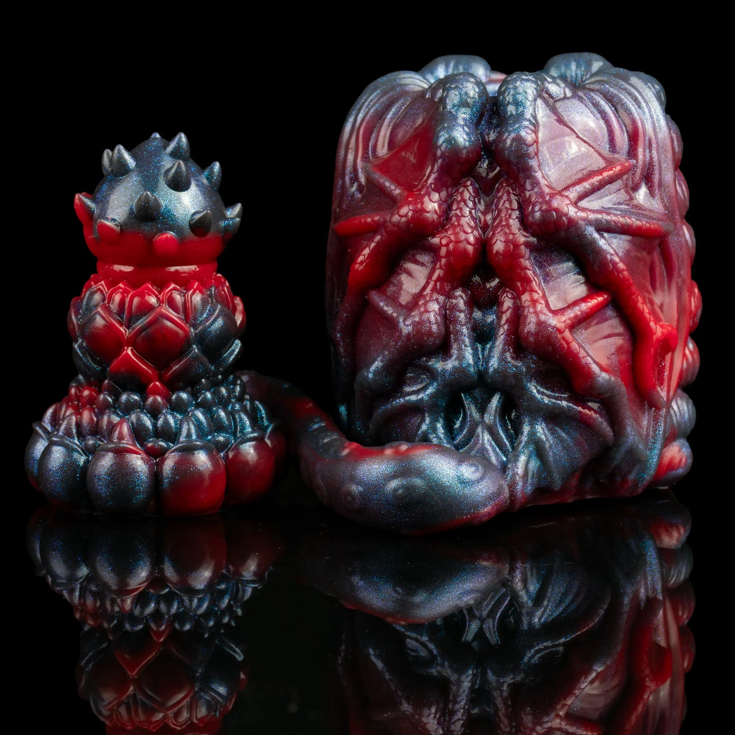 2-in-1 Fantasy Paw Stroker Butt Plug Set