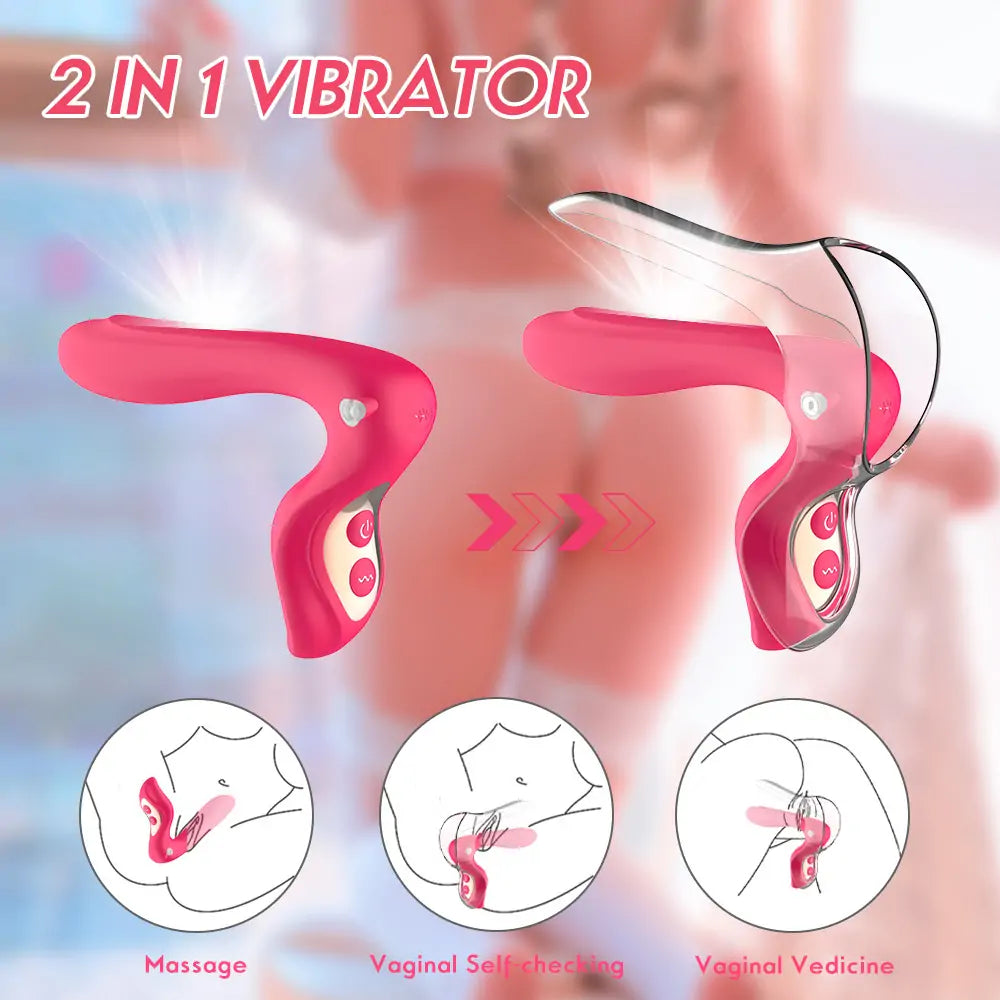 2-in-1 Vaginal Speculum Vibrator