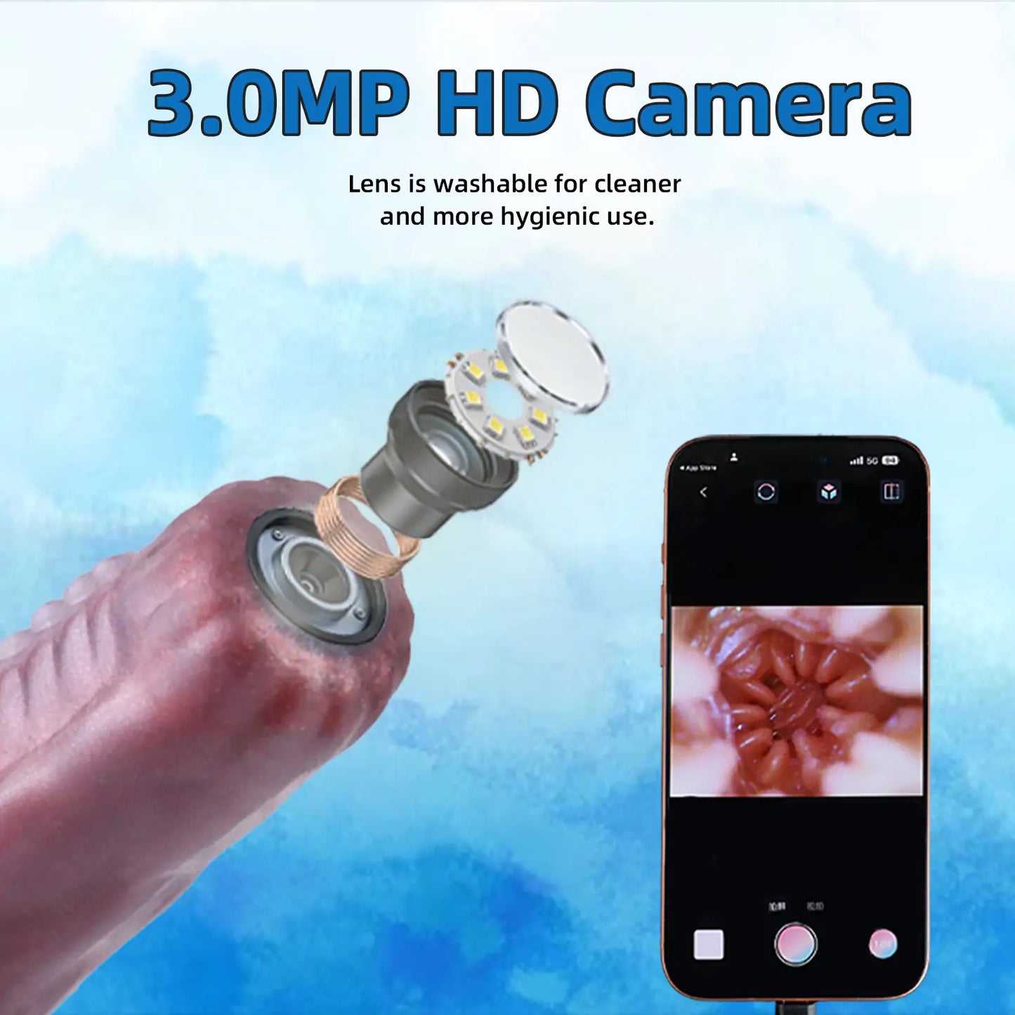 2026 Endoscope Smart Octopus Dildo 21 Inches