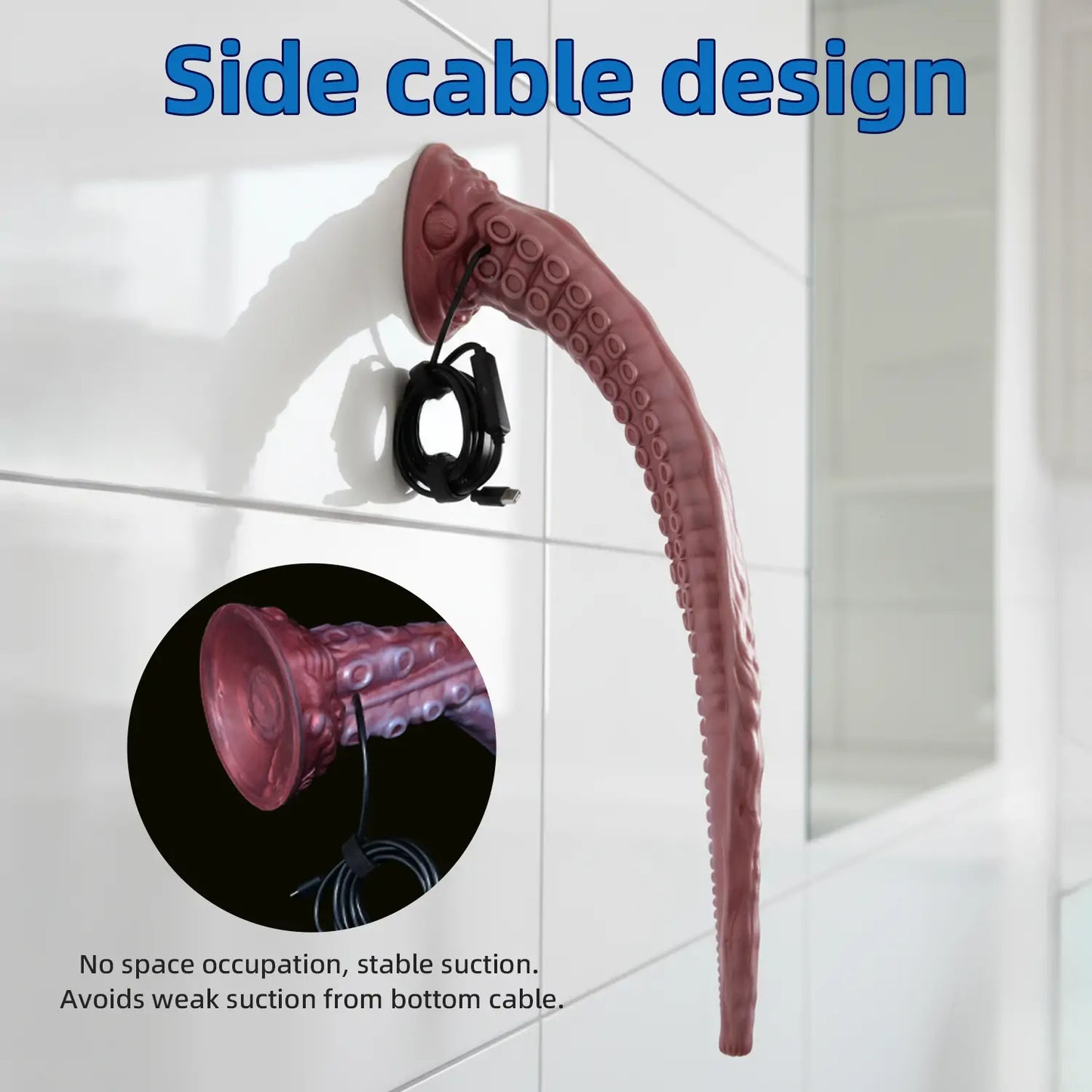 2026 Endoscope Smart Octopus Dildo 21 Inches