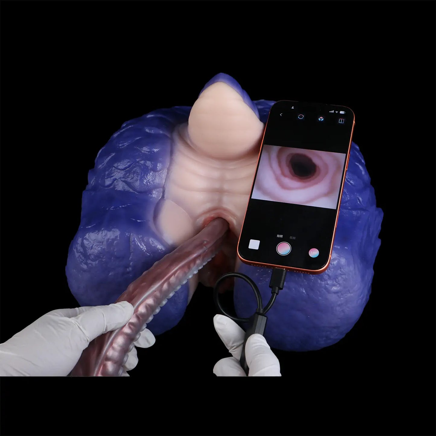 Endoscope Smart Octopus Monster Dildo 18.7 Inches