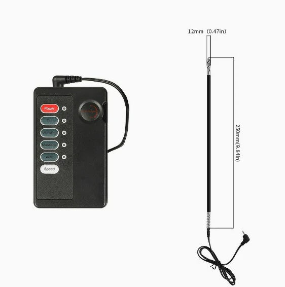 Electro-Stimulation Flexible Silicone Urethral Sounding Rod