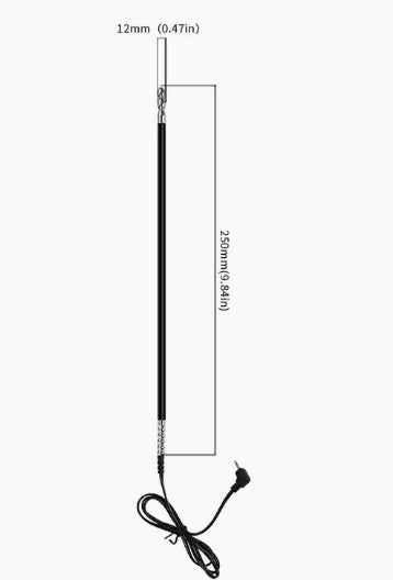 Electro-Stimulation Flexible Silicone Urethral Sounding Rod