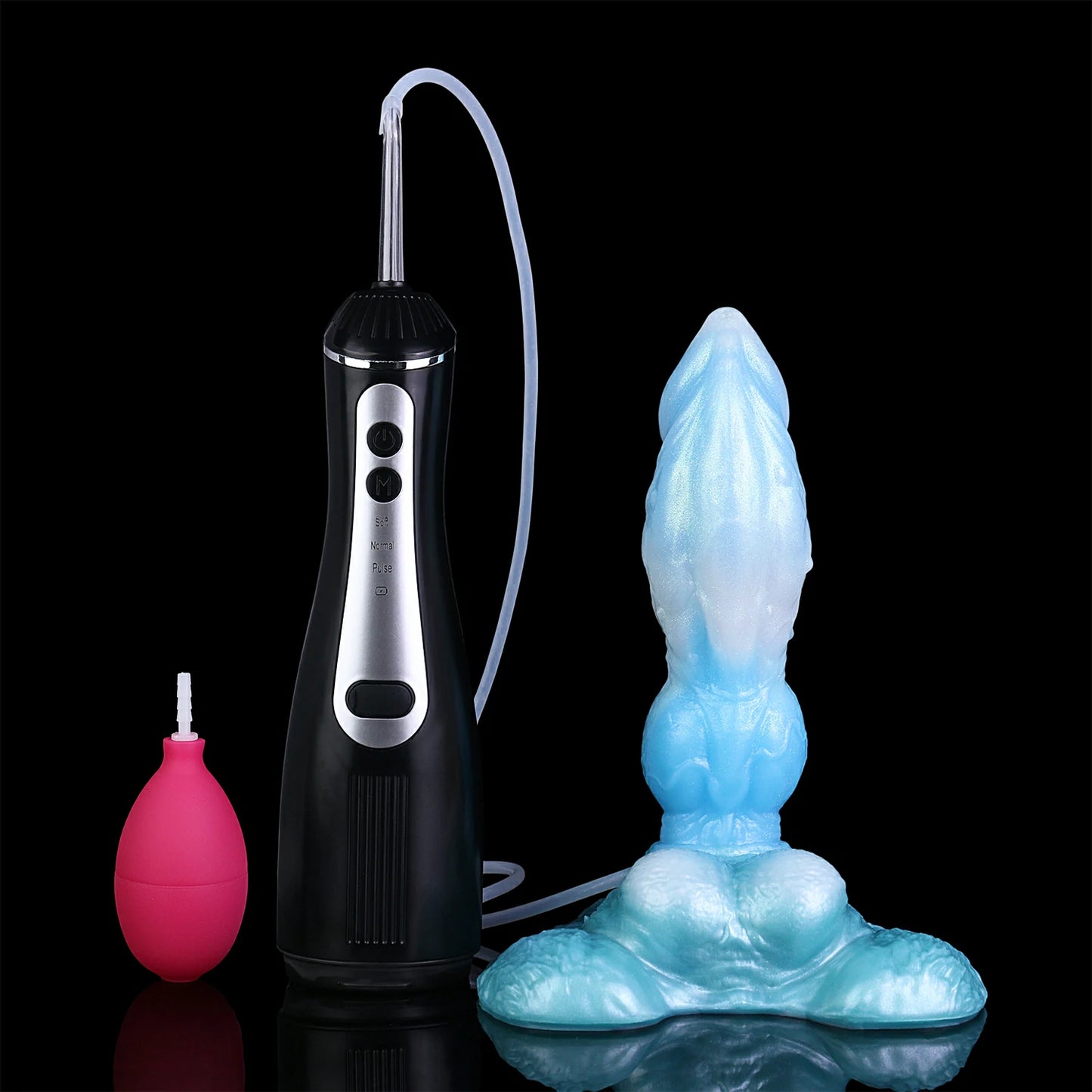Astral Wolf Inflatable Dildo & Flushing Anal Plug
