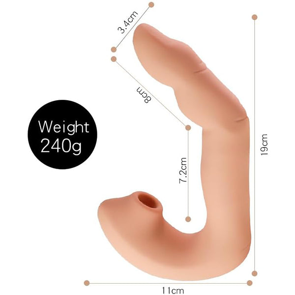 Realistic Finger Vibrating Suction Toy