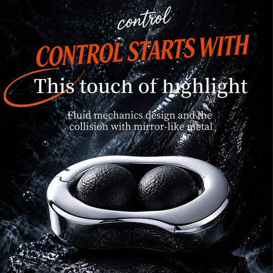 Heart-Shaped Weighted Cock Ring – Smooth Stainless Steel Ring for Enhanced Stimulation