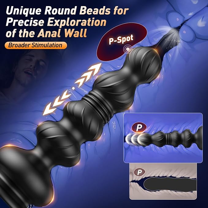 App-Controlled Telescopic Thrusting Anal Plug (3rd Generation)