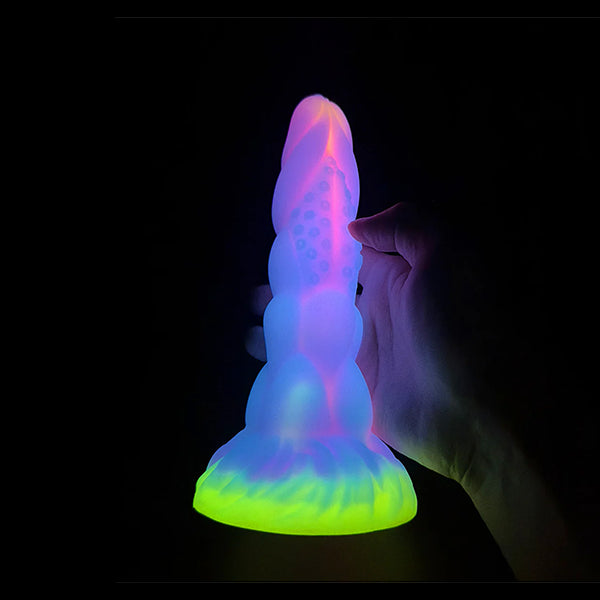 Alien Glow Bug Fantasy Dildo 8 Inch