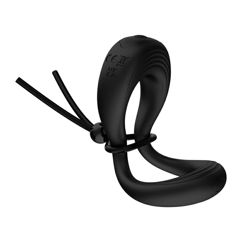 Ergonomic Couples Vibrating Cock Ring for Wearable Stimulation